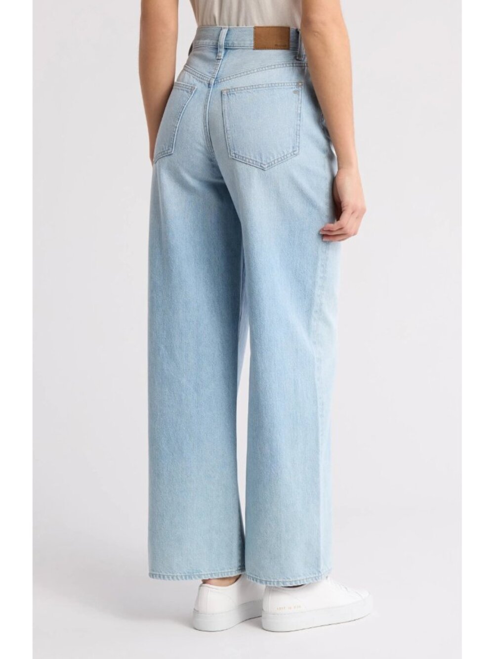 Madewell Women's High Rise Superwide Leg Jeans in Alesio Wash Size 28 - Picture 2 of 5